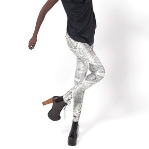 Black Milk Ancient Maps Leggings